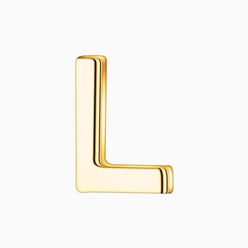 Turandoss Gold Initial Necklace for Women with Cubic Zirconia