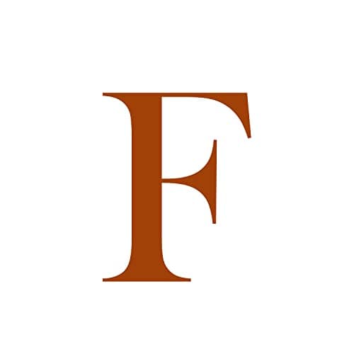 FISSEN Personalized Silver Plated Initial Necklace for Women