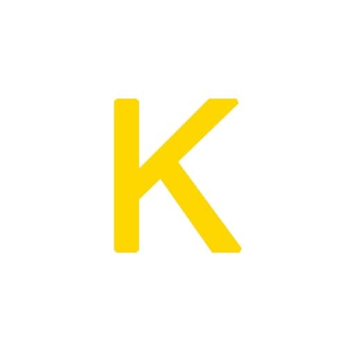 KAERN Gold Initial Letter Choker Necklace for Girls