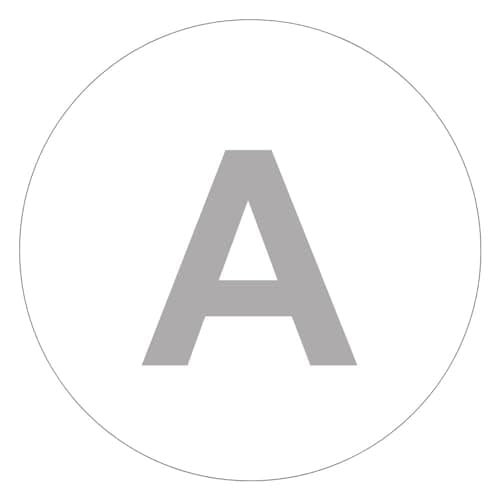 KissYan 14K Gold Plated Round Letter Pendant Necklace for Women Men