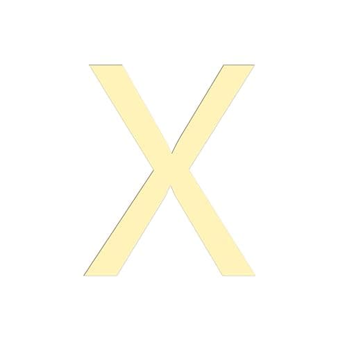 Stainless Steel 18k Gold Plated Initial Bracelet A-Z