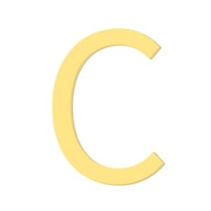 Trendy 18K Gold Plated Initial Charm Bracelet for Women
