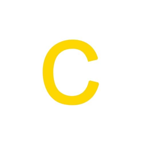 KAERN Gold Initial Letter Choker Necklace for Girls
