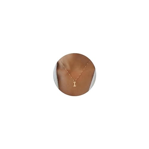 Ursteel Gold Initial Necklace for Women