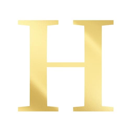 UHIBROS Gold Zirconia Heart Letter Pendant Personalized Necklace for Women
