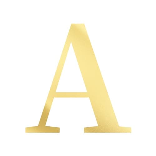 UHIBROS Gold Zirconia Heart Letter Pendant Personalized Necklace for Women
