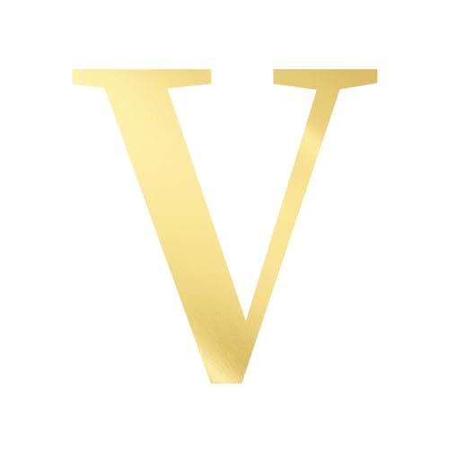 UHIBROS Gold Zirconia Heart Letter Pendant Personalized Necklace for Women