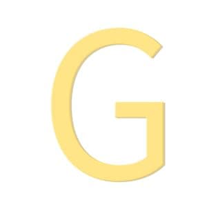 Trendy 18K Gold Plated Initial Charm Bracelet for Women
