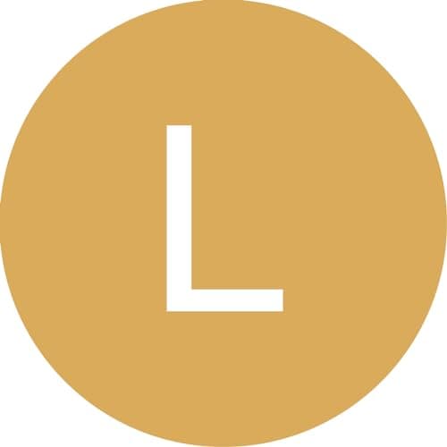 HANLI Initial Dainty Necklaces - 14k Gold Plated A-Z Personalized Monogram Necklace for Women