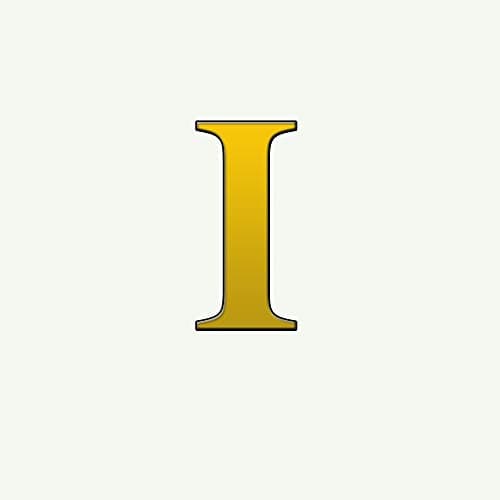 Personalized 18K Gold Plated Stainless Steel Monogram Initial Choker Necklace for Women
