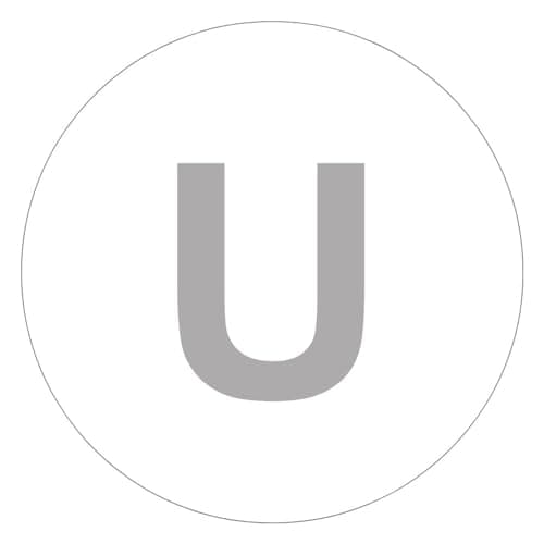 KissYan 14K Gold Plated Round Letter Pendant Necklace for Women Men