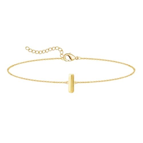 Gold Plated Balloon Letter Necklace A-Z for Women