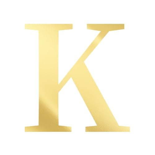 UHIBROS Gold Zirconia Heart Letter Pendant Personalized Necklace for Women