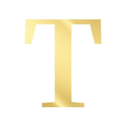 UHIBROS Gold Zirconia Heart Letter Pendant Personalized Necklace for Women