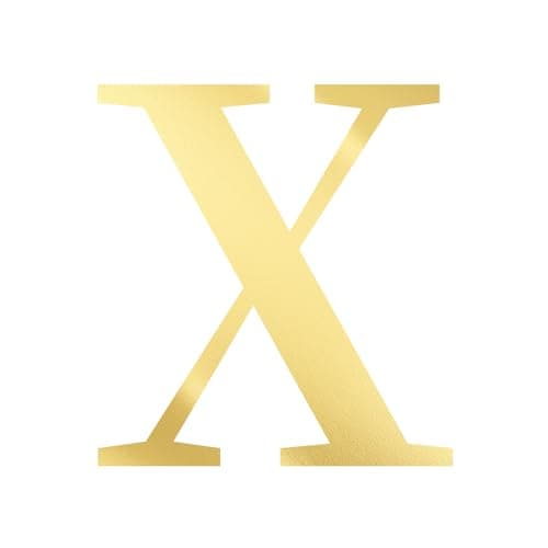 UHIBROS Gold Zirconia Heart Letter Pendant Personalized Necklace for Women