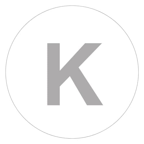 KissYan 14K Gold Plated Round Letter Pendant Necklace for Women Men