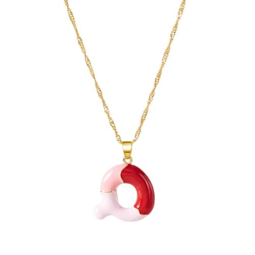 Dainty Alphabet Necklace for Women: A-Z Colorful Birthdays & Mother's Day Gifts