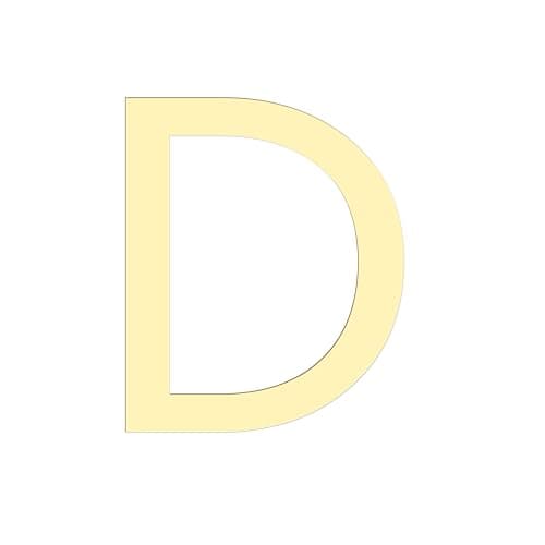 Stainless Steel 18k Gold Plated Initial Bracelet A-Z