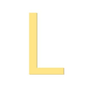 Trendy 18K Gold Plated Initial Charm Bracelet for Women