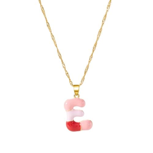 Dainty Alphabet Necklace for Women: A-Z Colorful Birthdays & Mother's Day Gifts