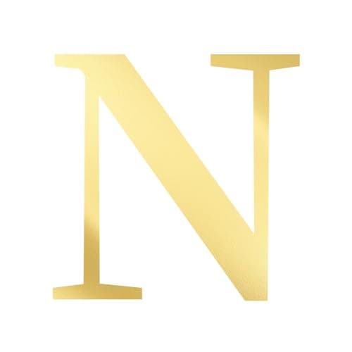 UHIBROS Gold Zirconia Heart Letter Pendant Personalized Necklace for Women