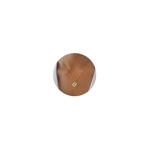 Ursteel Gold Initial Necklace for Women