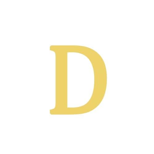 BAYLAY 18K Gold Plated Initial Bracelet for Women