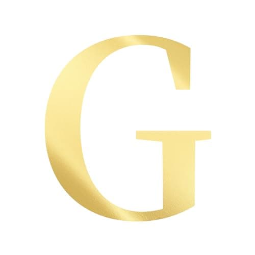 UHIBROS Gold Zirconia Heart Letter Pendant Personalized Necklace for Women