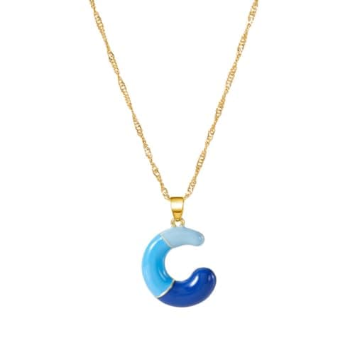 Dainty Alphabet Necklace for Women: A-Z Colorful Birthdays & Mother's Day Gifts