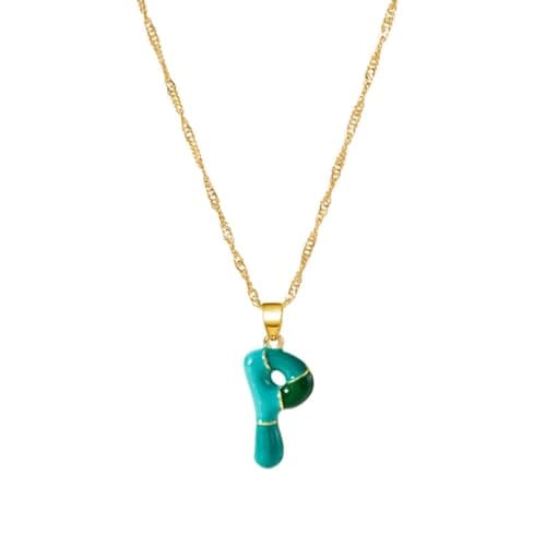 Dainty Alphabet Necklace for Women: A-Z Colorful Birthdays & Mother's Day Gifts