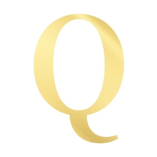 UHIBROS Gold Zirconia Heart Letter Pendant Personalized Necklace for Women