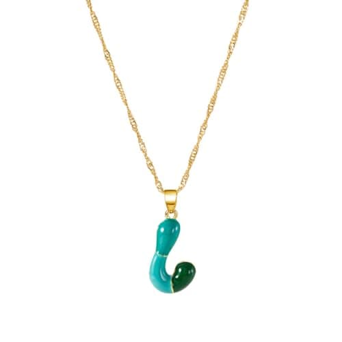 Dainty Alphabet Necklace for Women: A-Z Colorful Birthdays & Mother's Day Gifts
