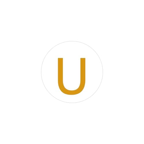 HABIKIP 14K Gold Plated Layered A-Z Bubble Letter Choker Necklace for Women
