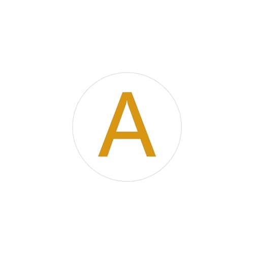 HABIKIP 14K Gold Plated Layered A-Z Bubble Letter Choker Necklace for Women