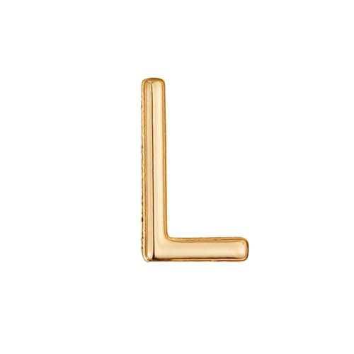 VULETO 18K Gold Plated A-Z Initial Beadedbracelet Set