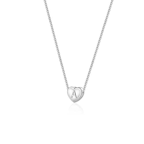Monily Initial Heart Necklace for Women Gold Plated Choker