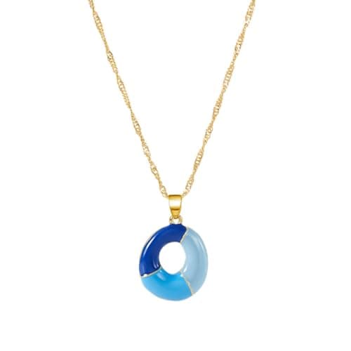 Dainty Alphabet Necklace for Women: A-Z Colorful Birthdays & Mother's Day Gifts