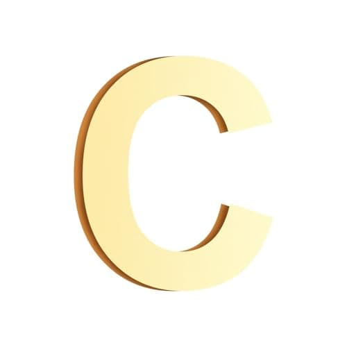 KSF Gold Plated Initial Snake Charm Stackable Bracelet Set for Women