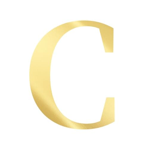 UHIBROS Gold Zirconia Heart Letter Pendant Personalized Necklace for Women