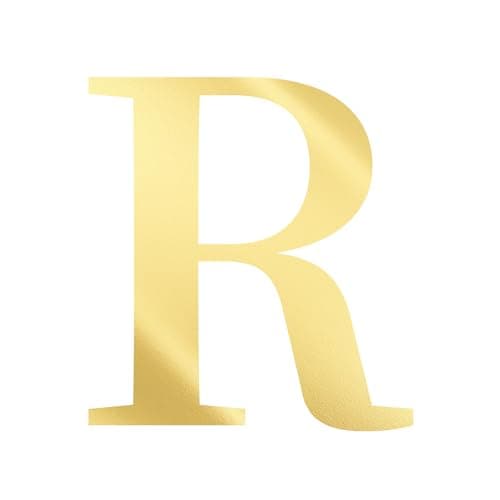 UHIBROS Gold Zirconia Heart Letter Pendant Personalized Necklace for Women