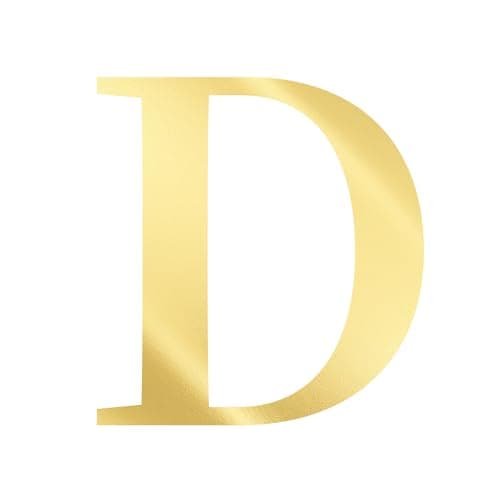 UHIBROS Gold Zirconia Heart Letter Pendant Personalized Necklace for Women