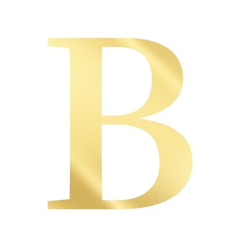 UHIBROS Gold Zirconia Heart Letter Pendant Personalized Necklace for Women