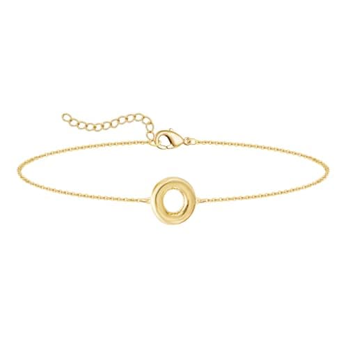 Gold Plated Balloon Letter Necklace A-Z for Women