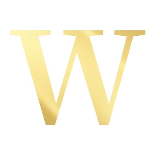 UHIBROS Gold Zirconia Heart Letter Pendant Personalized Necklace for Women
