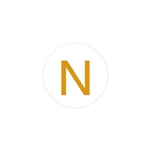 HABIKIP 14K Gold Plated Layered A-Z Bubble Letter Choker Necklace for Women