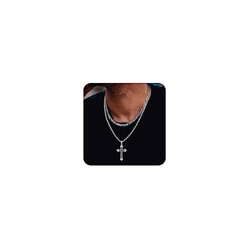 Men's Stainless Steel Cross Necklace