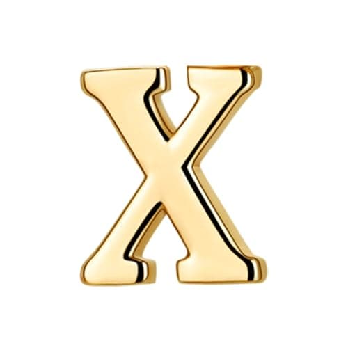 Monzo Gold Plated Initial Bracelet for Women Personalized Mothers Day Gift