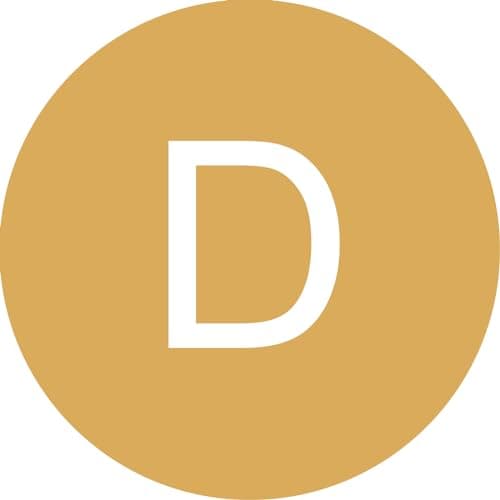HANLI Initial Dainty Necklaces - 14k Gold Plated A-Z Personalized Monogram Necklace for Women