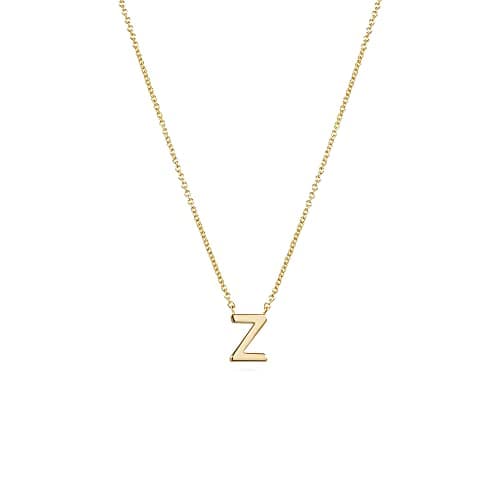 Hayopi Gold Plated Personalized Initial Choker Necklace for Women