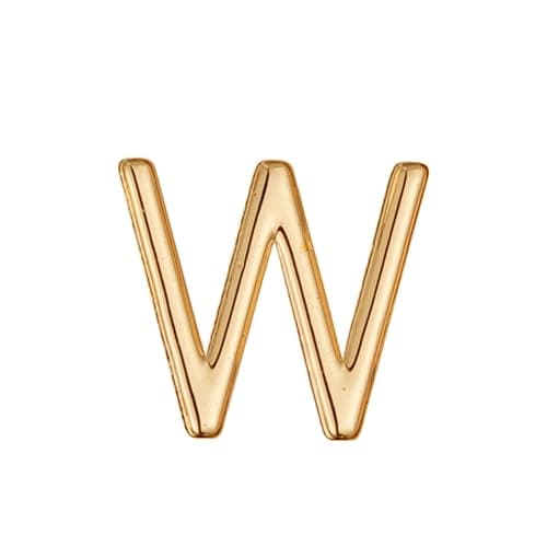 VULETO 18K Gold Plated A-Z Initial Beadedbracelet Set
